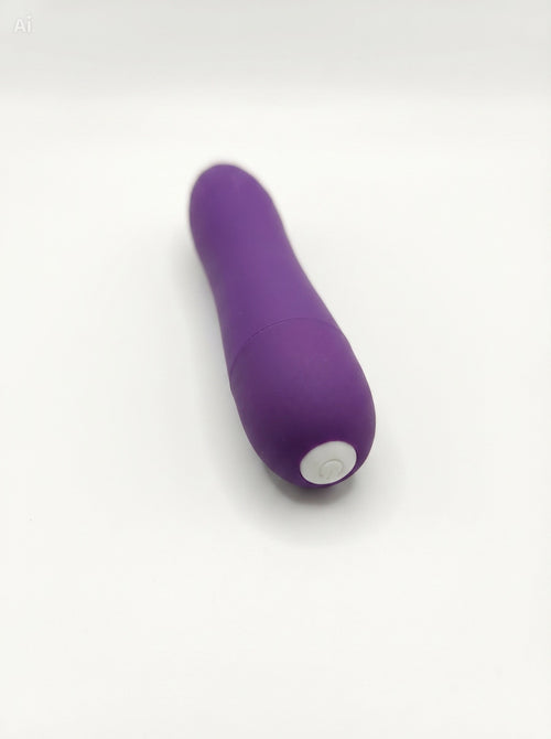 Classic Slim Vibrator in purple - smooth silicone body-safe design