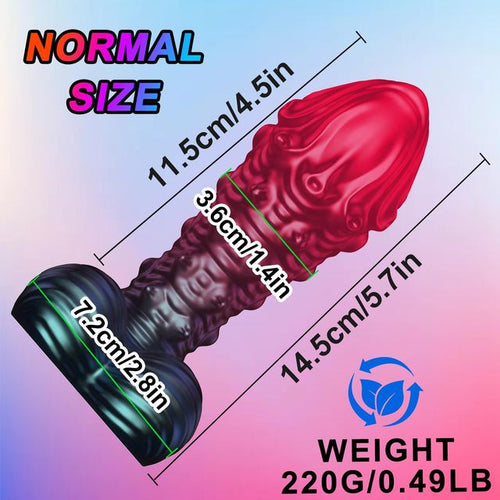 Fantasy alien dildo size and weight specifications - 11.5 inches