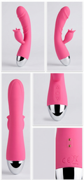 🔥 Luxury Rabbit Vibrator Dual Stimulation • Soft Silicone • Ultimate Pleasure