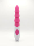 Pink Spiral G-Spot Vibrator - full product view