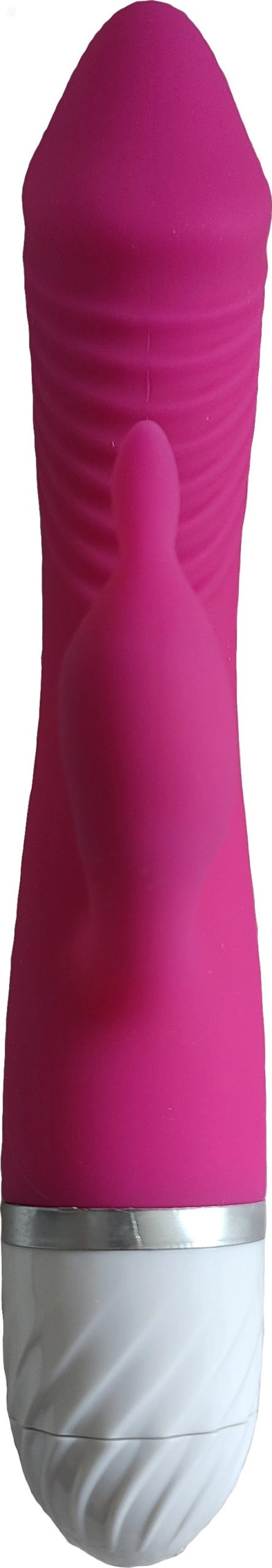 Magenta dual rabbit vibrator pro – side view