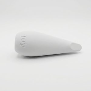 Grey minimalist cone vibrator – side view