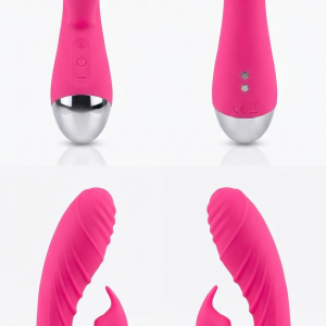 Premium Dual Rabbit Vibrator – Soft Silicone